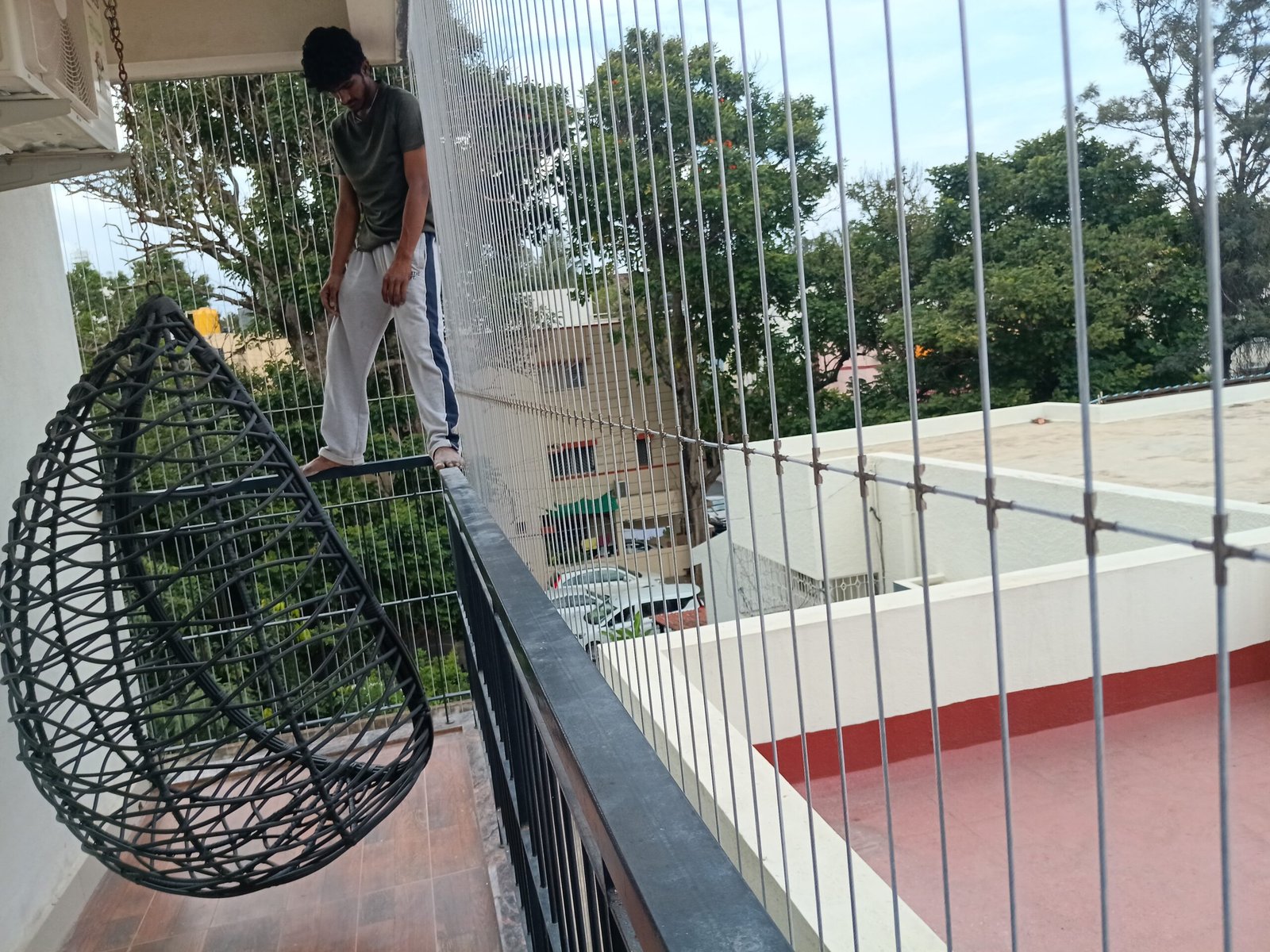 Child Safety Balcony Invisible Grills Bangalore