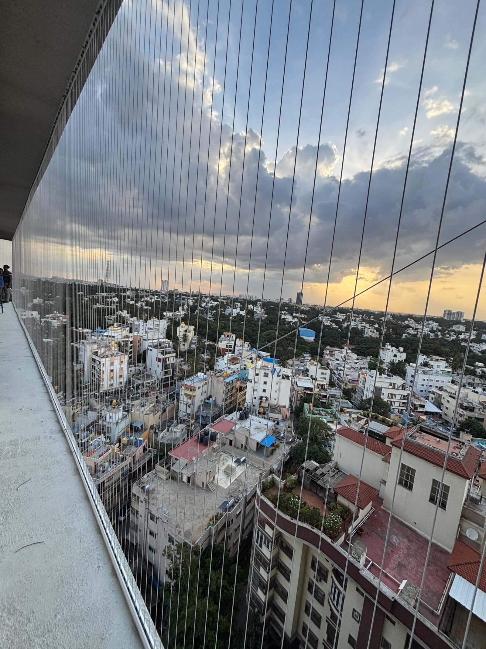 Staircase Child Safety Invisible Grills Bangalore