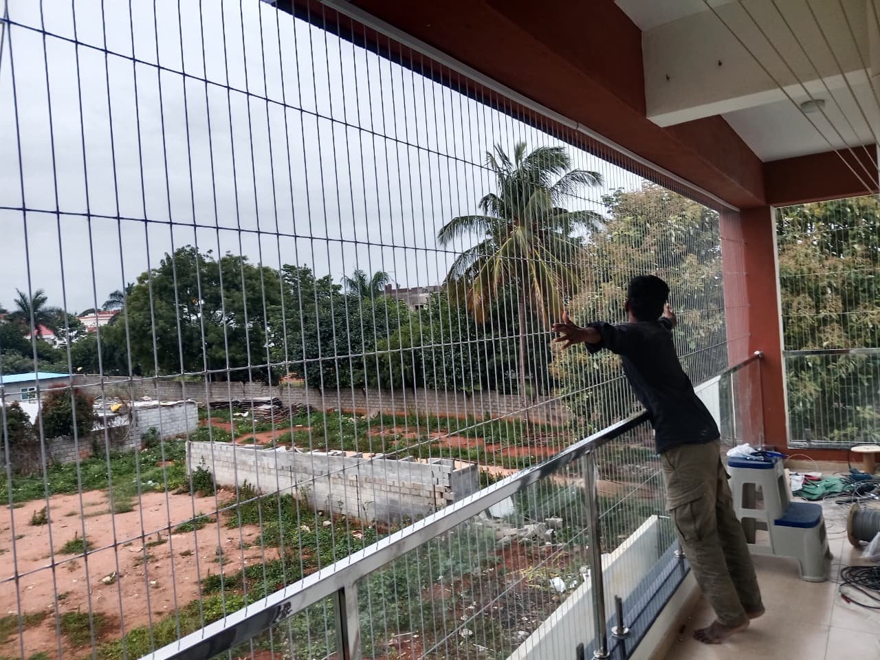 Child Safety Balcony Invisible Grills Bangalore