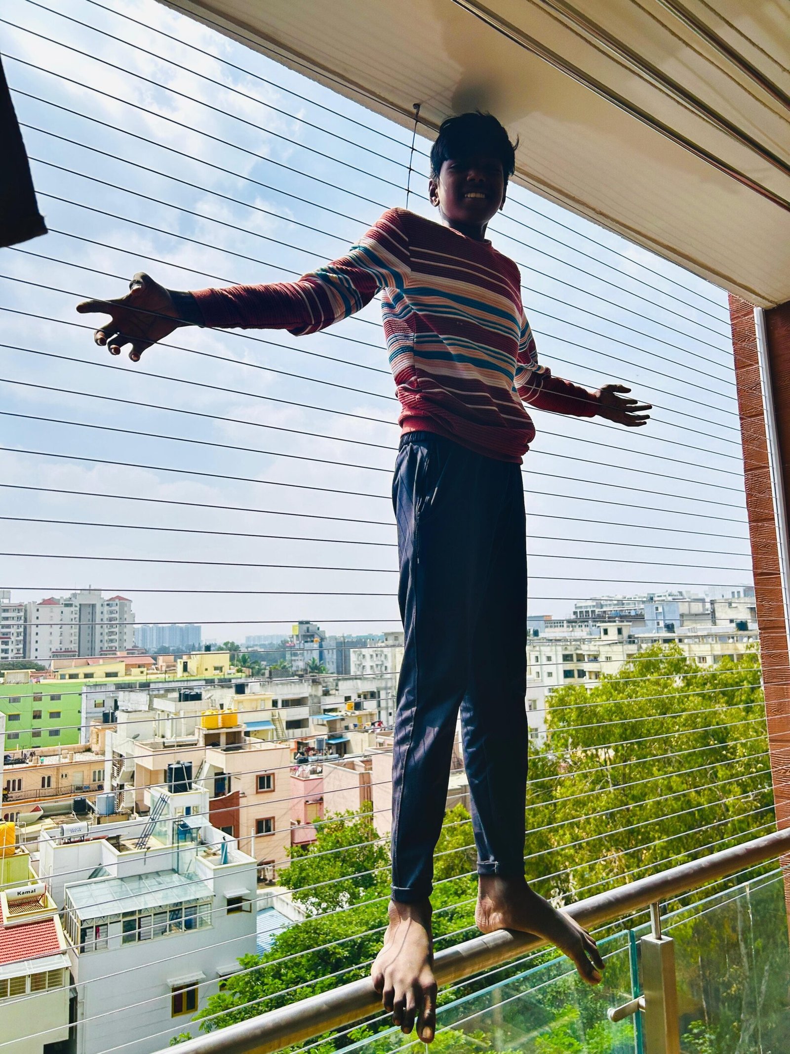 Child Safety Invisible Grill installation Bangalore