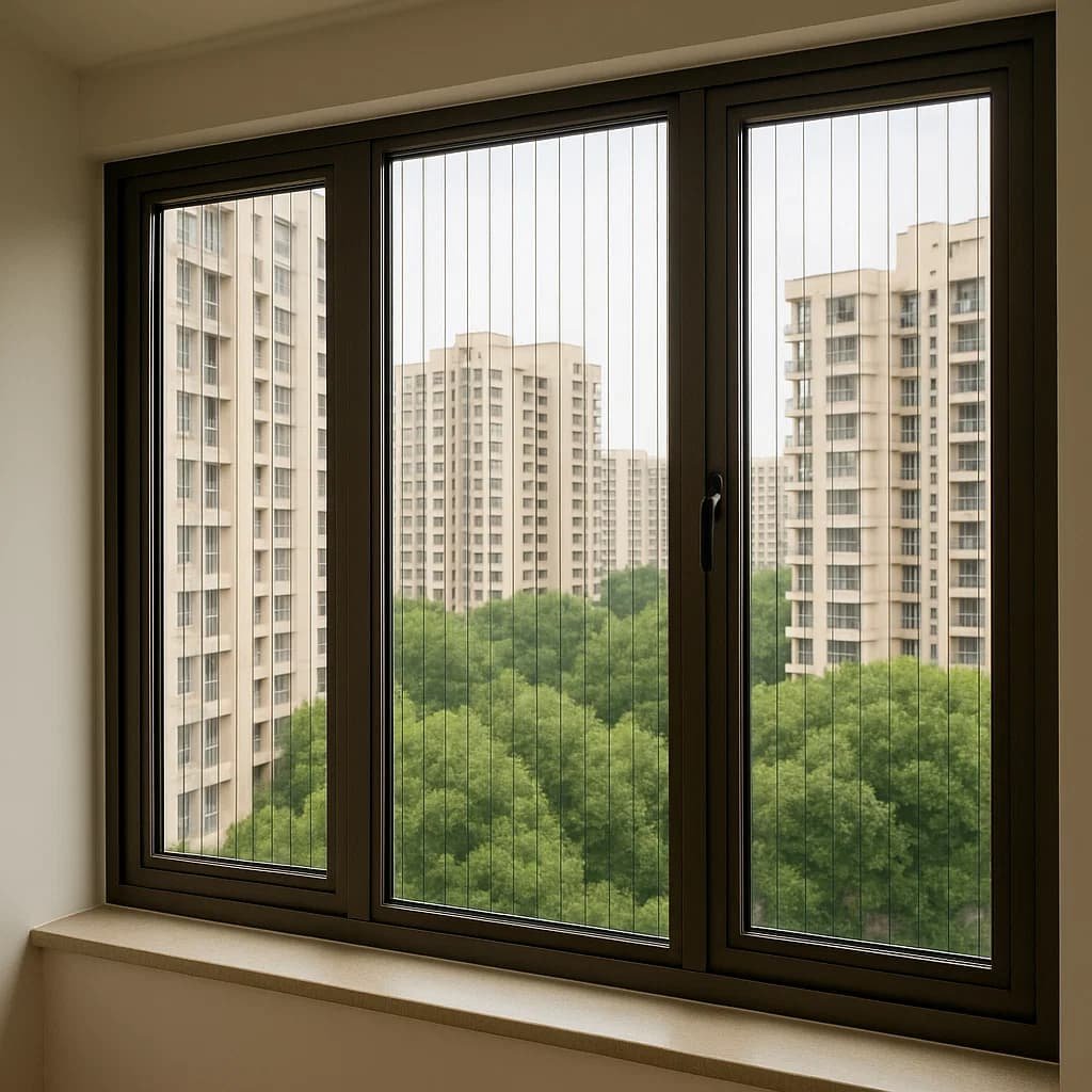 Apartment Window Invisible Grills Bangalore